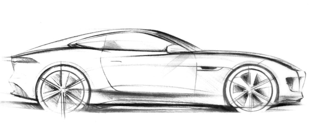 Sports Car Clipart Black And White