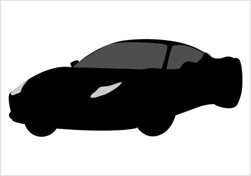 502x351 Sports Car Silhouette Graphics Silhouette Graphics