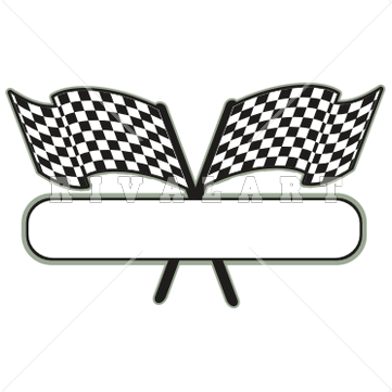 361x361 Black And White Checkered Flag Clip Art