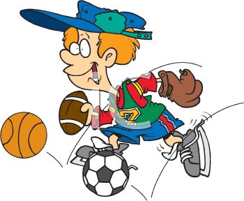350x288 Sports Cartoon Clip Art Cliparts