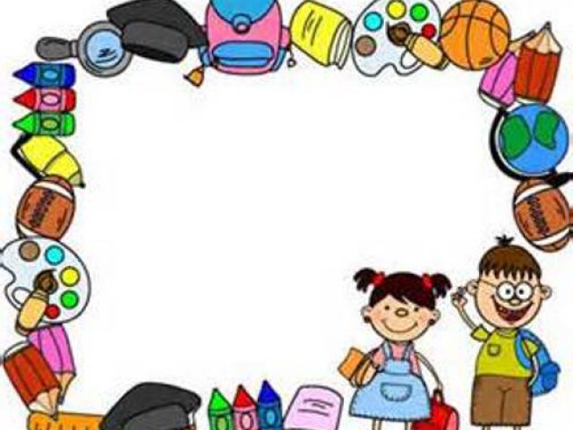 640x480 School Border Clipart
