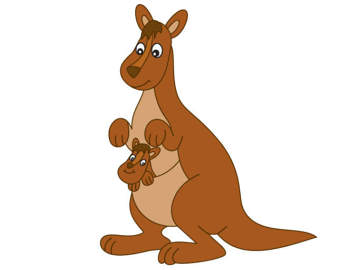 340x270 Kangaroo Top Wallaby Clip Art Free Clipart Spot