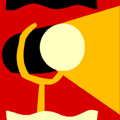 396x396 Spotlight Clip Art Vector Graphics