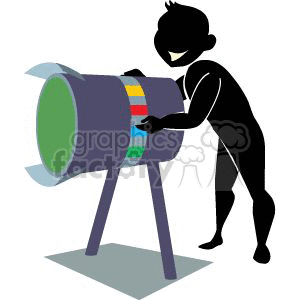 300x300 Royalty Free Stage Lighting 161370 Vector Clip Art Image