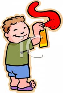 202x300 Young Boy Playing With A Can Of Spray Paint