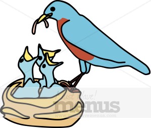 300x254 Baby Birds Clipart Holiday Clipart Archive
