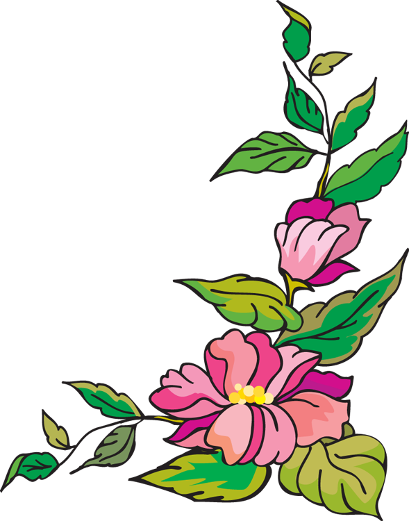 589x750 Purple Flower Clipart Spring Clip Art