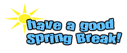419x174 Spring Break Clipart Kid