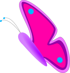 282x297 Butterfly Clip Art