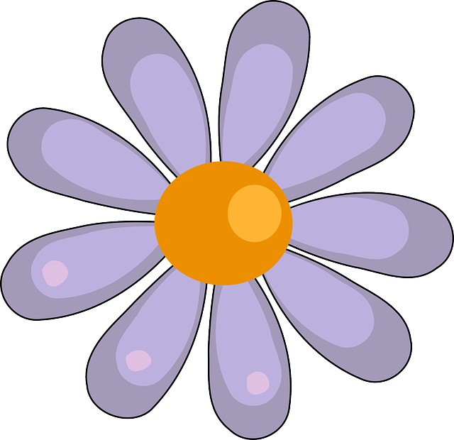 640x620 Plants, Flower, Flowers, Cartoon, Spring, Free, Daisy