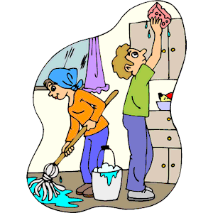 300x300 Child Clipart Cleaning House