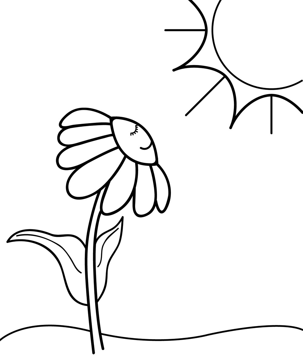 Spring Clipart Black And White