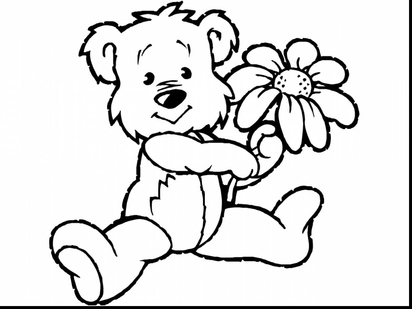 1392x1045 Terrific Coloring Pages Spring Flowers Clip Art With Spring