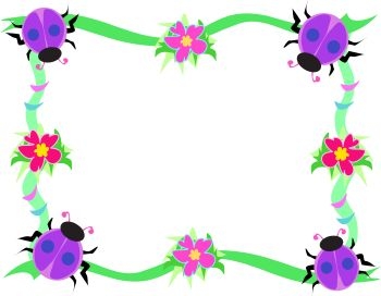 350x272 Spring Clip Art Borders Free