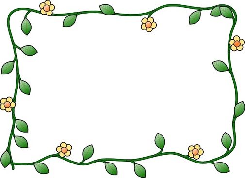 505x368 Spring Flowers Border Clip Art Free Vector Download (214,069 Free