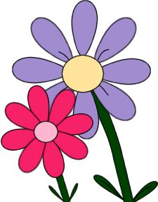 225x287 Mauve Clipart Spring Flower