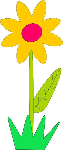 252x597 Spring Flower Clip Art Free Vector In Open Office Drawing Svg