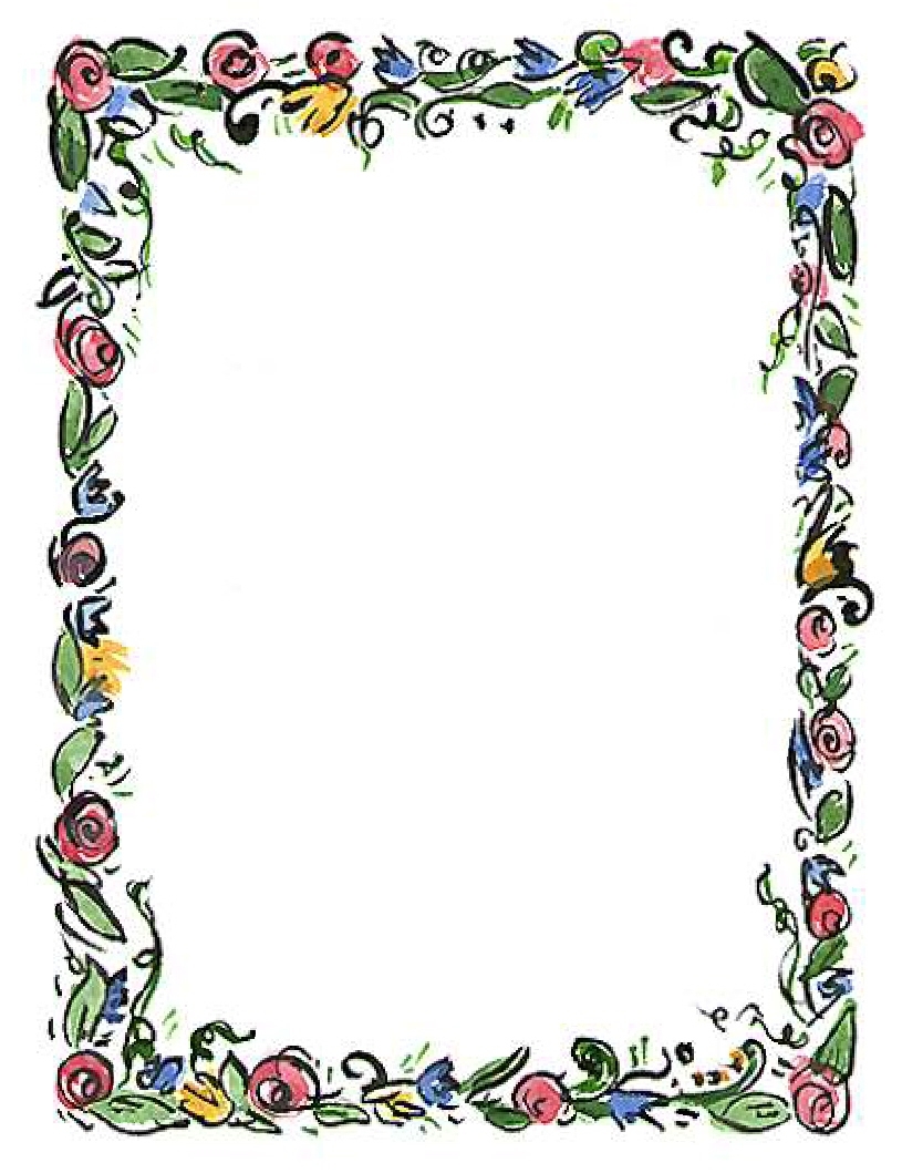 Spring Flowers Borders Clipart | Free download on ClipArtMag