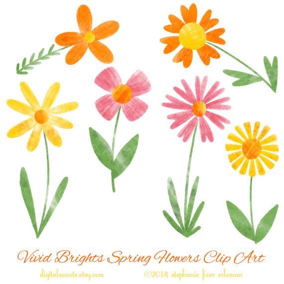 Spring Flowers Clipart