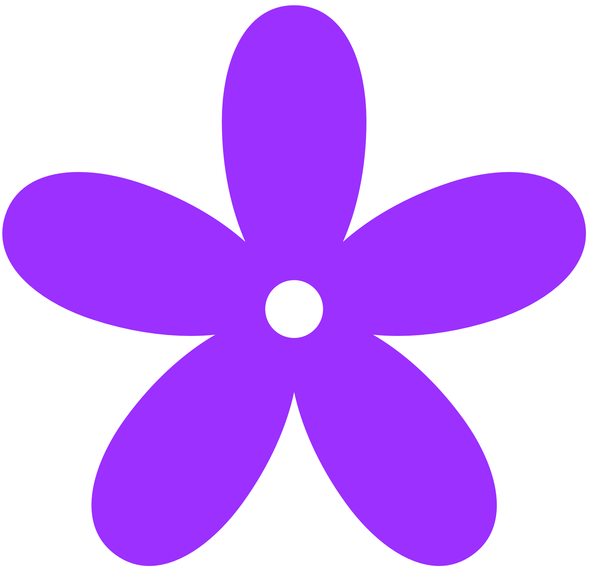 1969x1952 Purple Flower Clip Art
