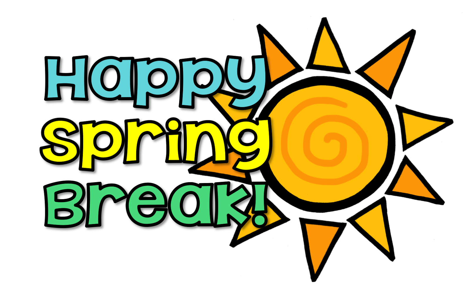 1600x999 Spring Break Clip Art