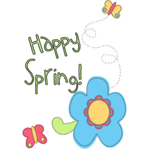 300x300 Happy Spring Clip Art Many Interesting Cliparts