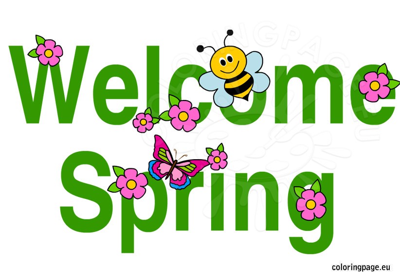 822x575 Welcome Spring Clip Art
