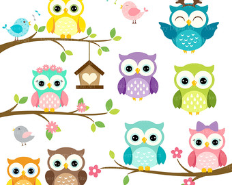 340x270 Owls Clipart