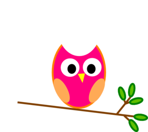 297x264 Pink Owl Clip Art