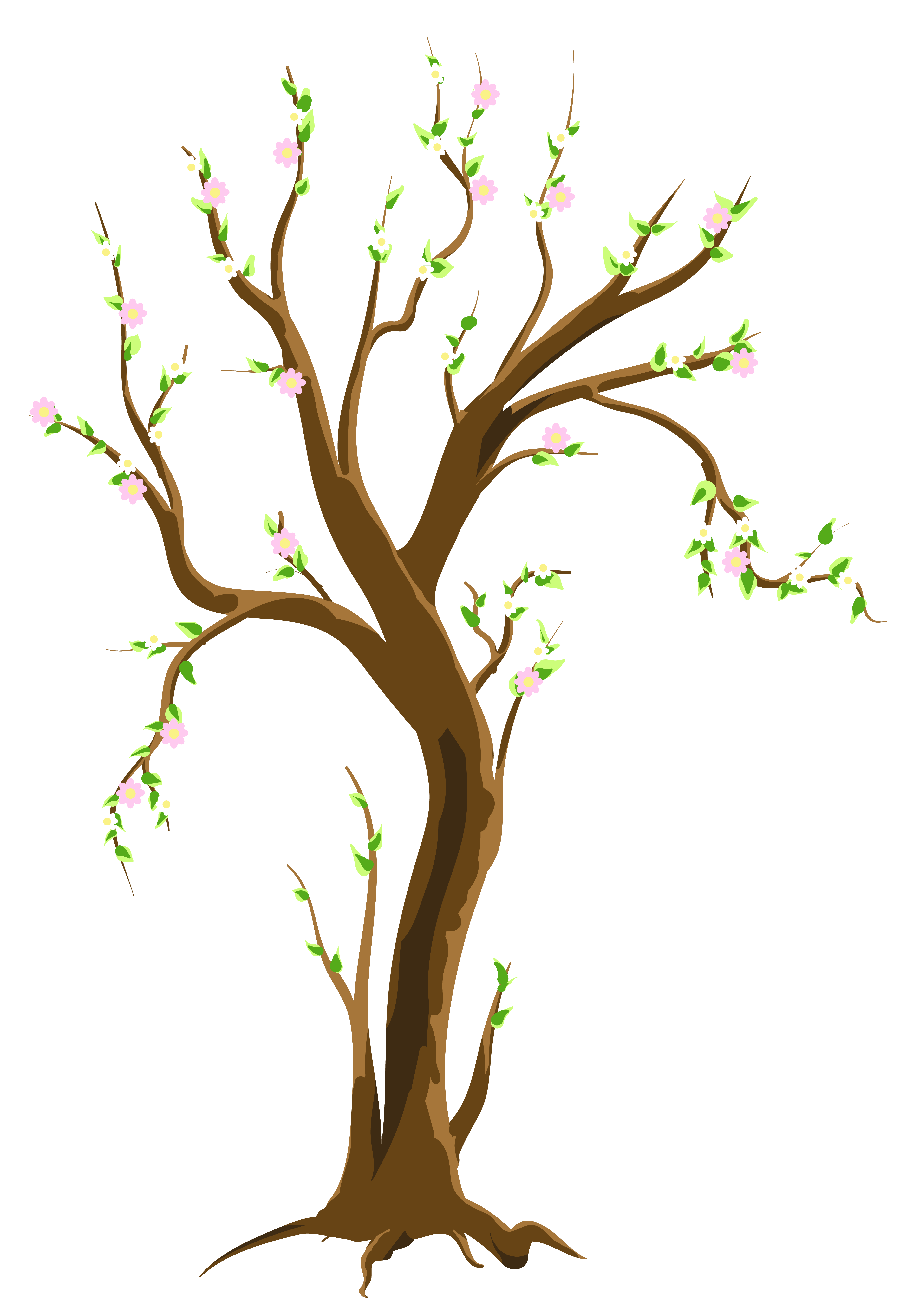 4638x6785 Spring Tree Cliparts