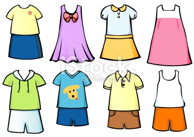 380x269 Spring Season Clothes Clipart