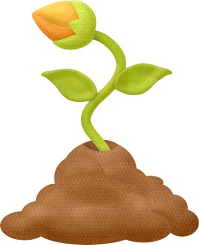 405x500 Flower Sprout Clip Art