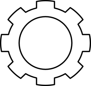 298x282 Gear Clip Art Inderecami Drawing