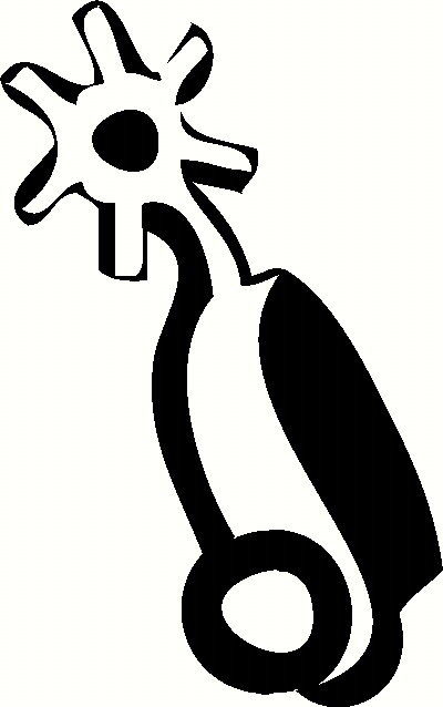 400x638 Western Spur Clipart