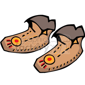 300x300 Native American Clipart Moccasin