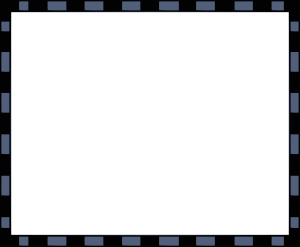 300x247 Worldlabel Com Border Blue Black X Clip Art