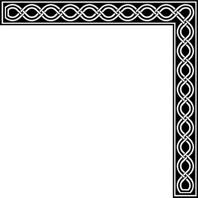400x400 Square Border Design