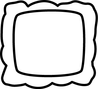 345x315 Black And White Ravioli Clip Art