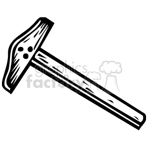 300x300 Royalty Free Black And White Wooden T Square 156330 Vector Clip