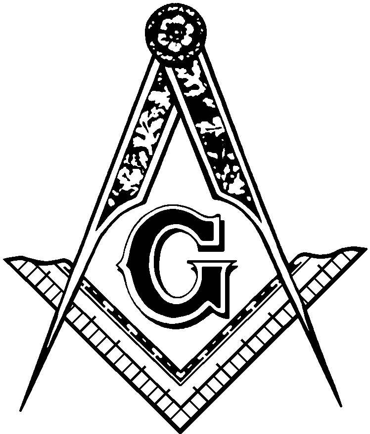 748x879 Black And White Masonic Clip Art