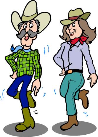 331x463 Line Dancers Clipart