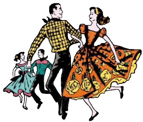 500x425 Pix For Gt 1950s Dance Clipart Square Dance Square