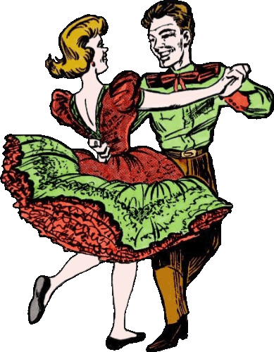 389x500 Square Dance Clip Art Pg 1
