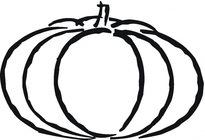 700x478 Drawn Pumpkin Kalabasa