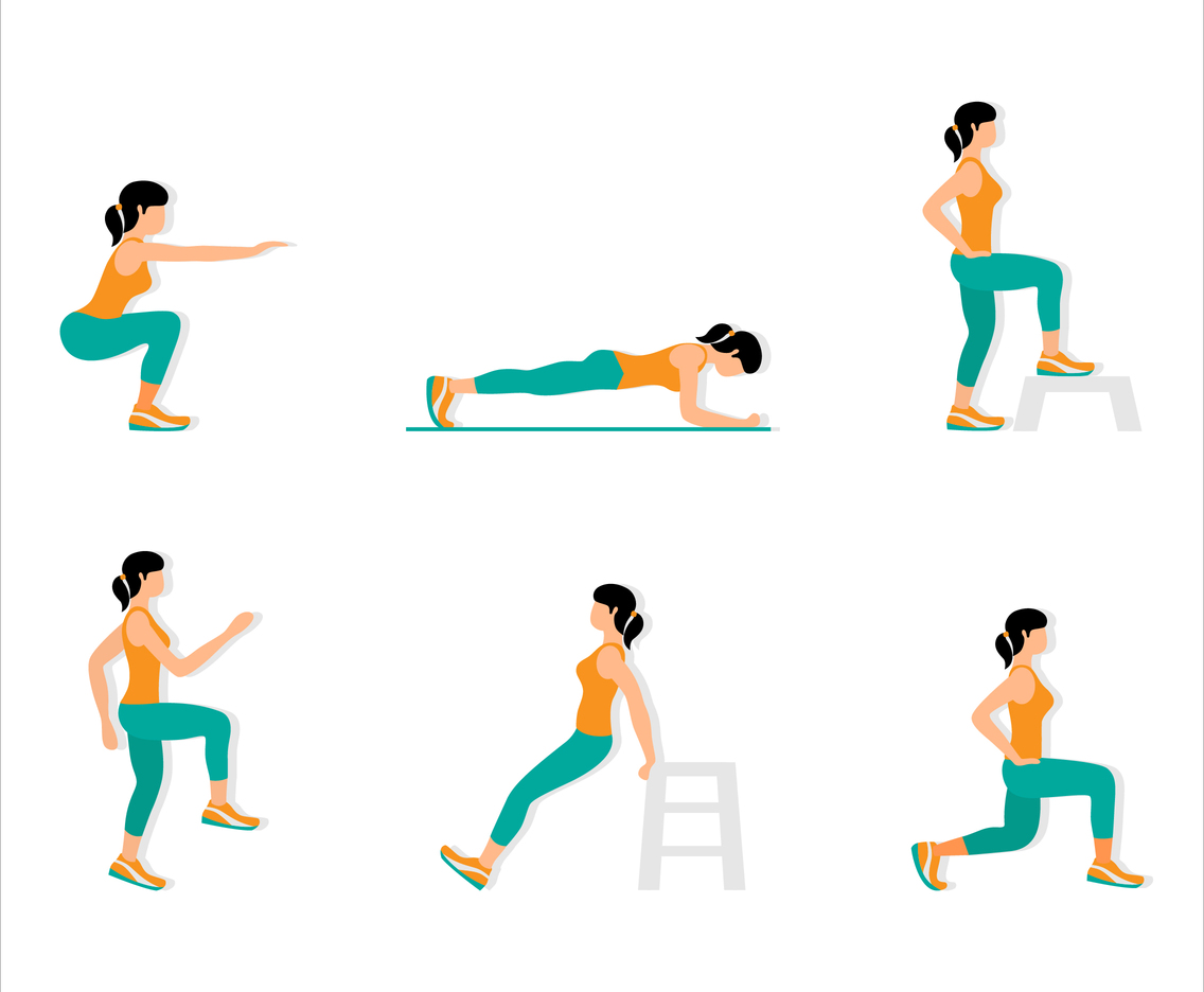 1136x936 2 D Sports Exercise Move Vector Art Amp Graphics