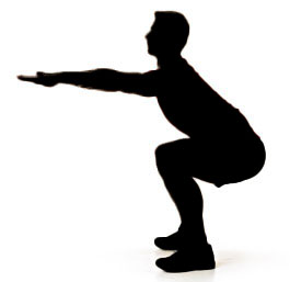 265x257 Weighted Squats Clip Art Cliparts