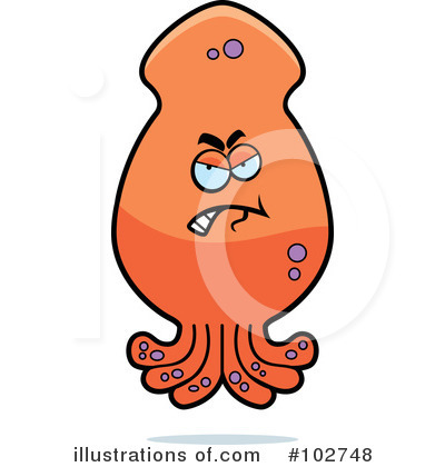 400x420 Top 51 Squid Clip Art