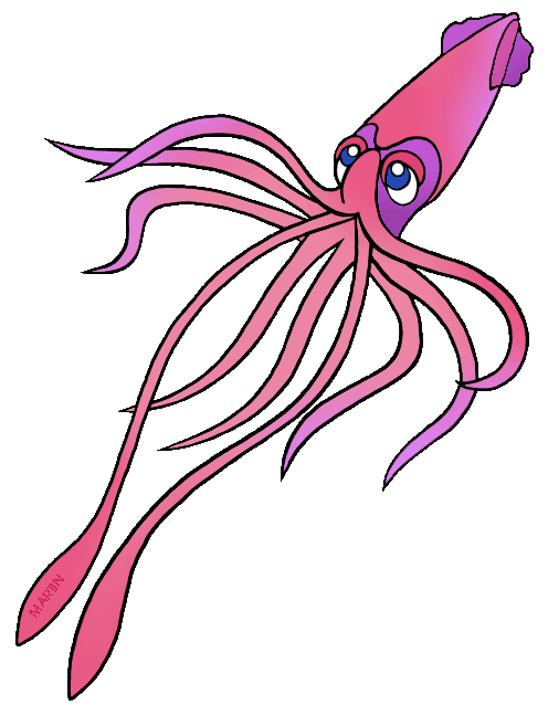 496x648 Squid Clip Art Clipartfest