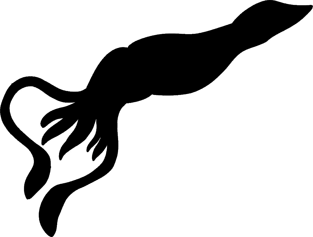 1018x771 Squid Silhouette Free Clipart Images
