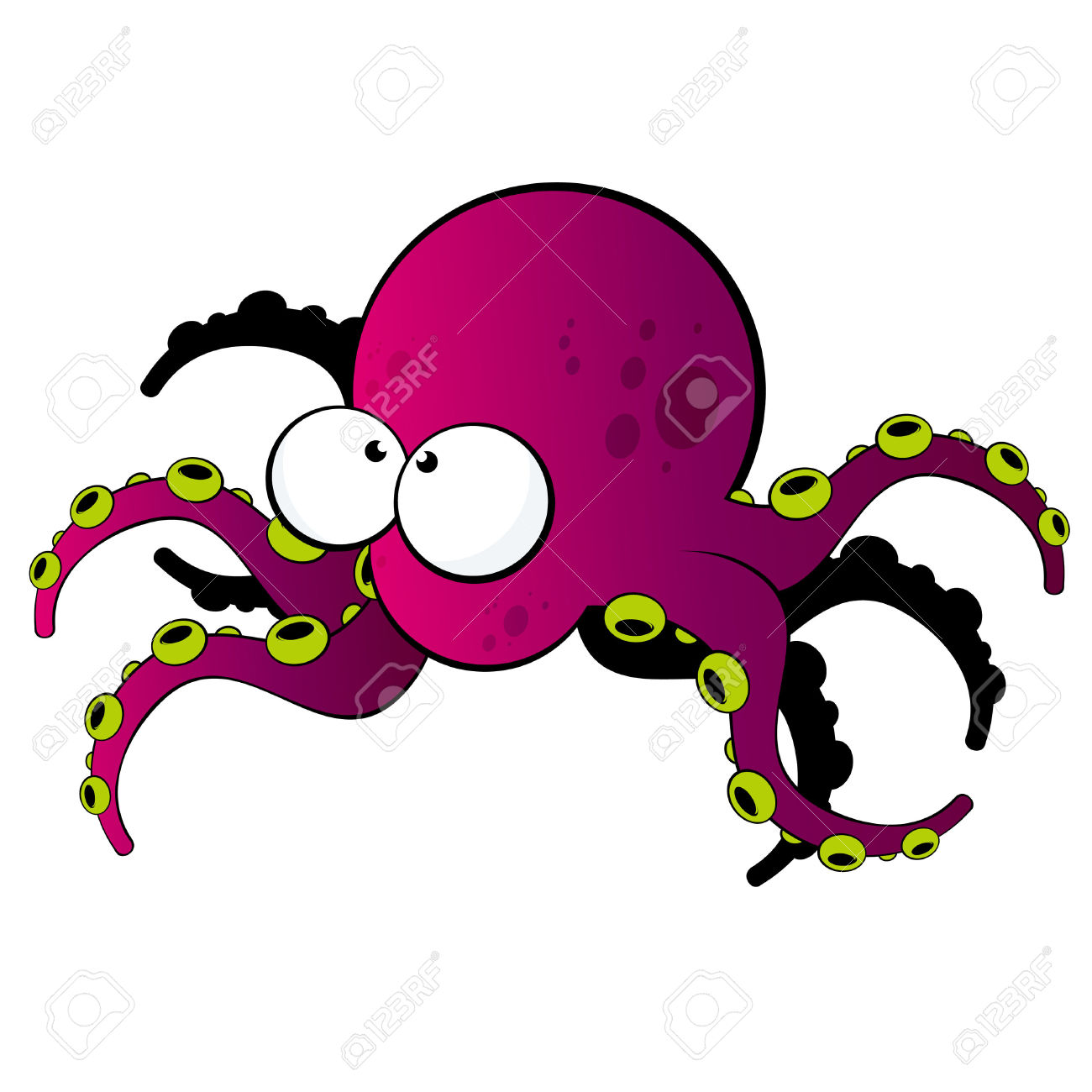 1300x1300 Squid Clipart Cartoon